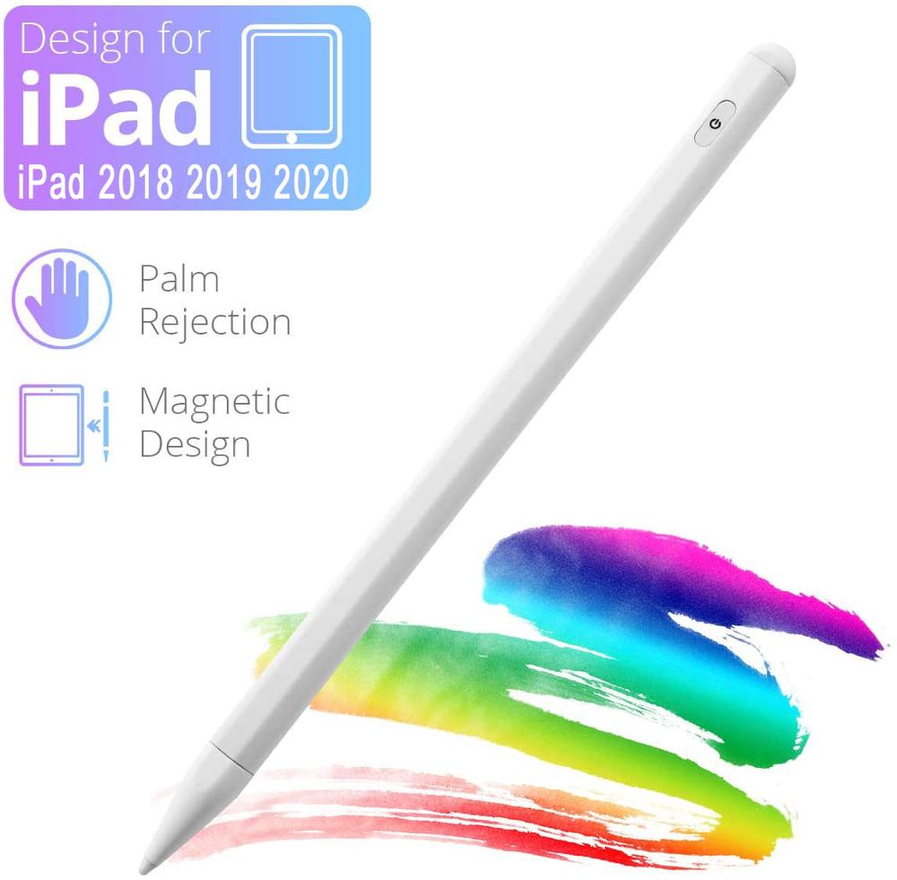 Palm Rejection Stylus Pen For Apple iPad 9.7 Pro 11 12.9 Air 3 4 10.5 10.2 6th 7th 8th 10.9 Touch Pencil
