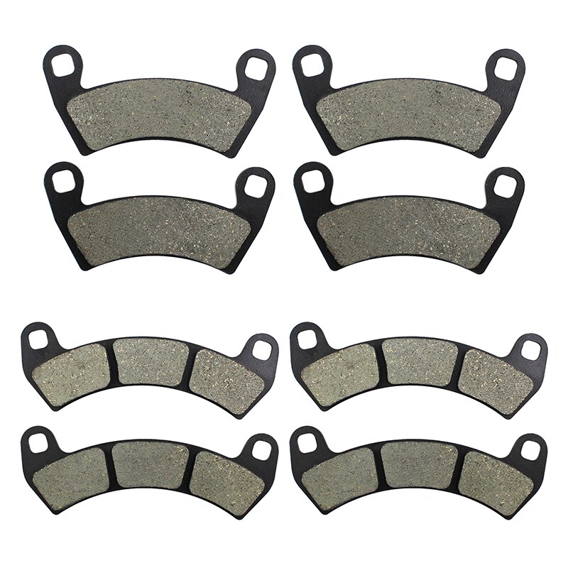Piezas de motocicleta, pastillas de freno delanteras y traseras, discos para POLARIS RZR XP 4 Turbo XP Turbo Pro Turbo FA680 FA656: 1 Set Front and Rear