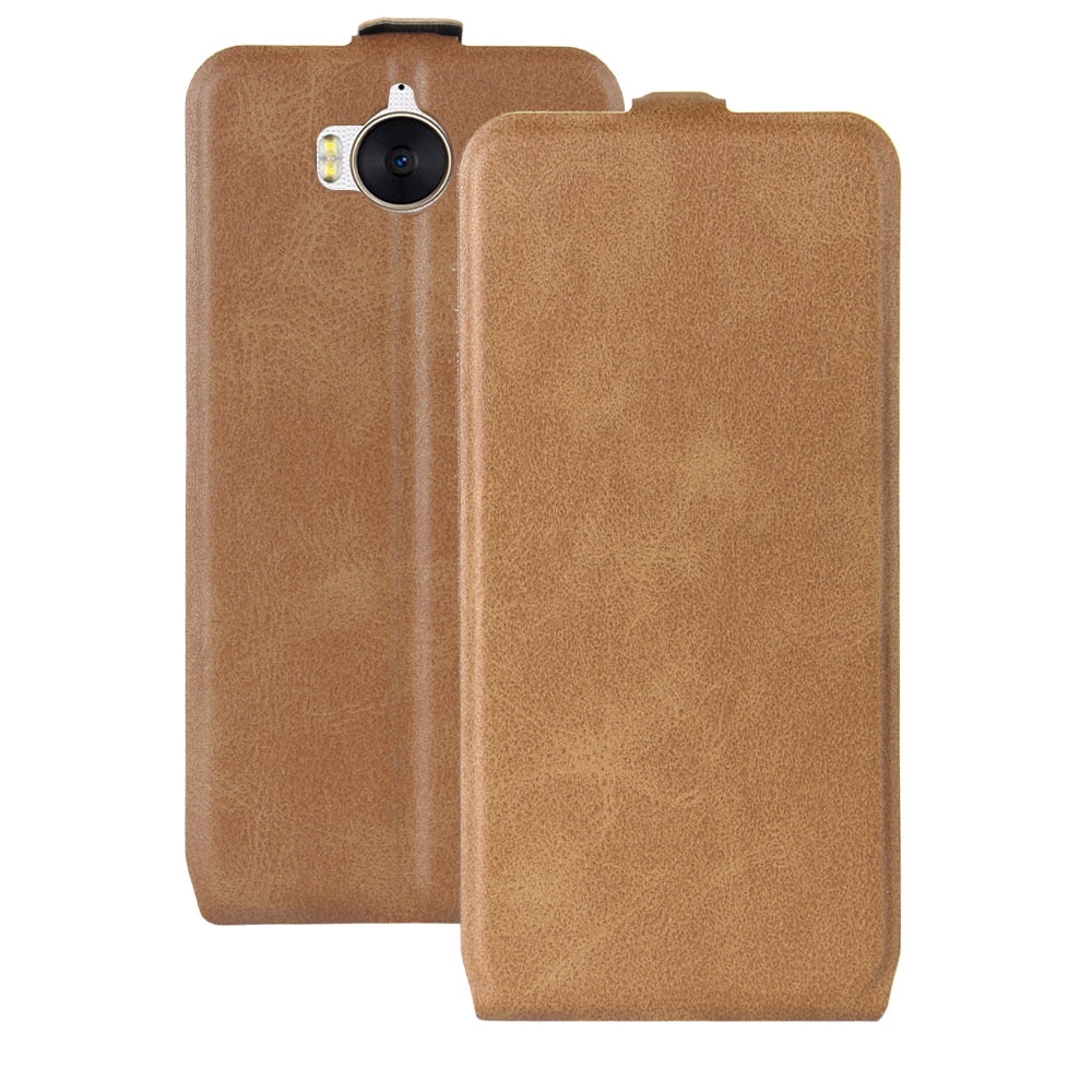 Case voor Huawei Y5 leather case Magnetische adsorptie flip case Beschermhoes Clamshell Holster