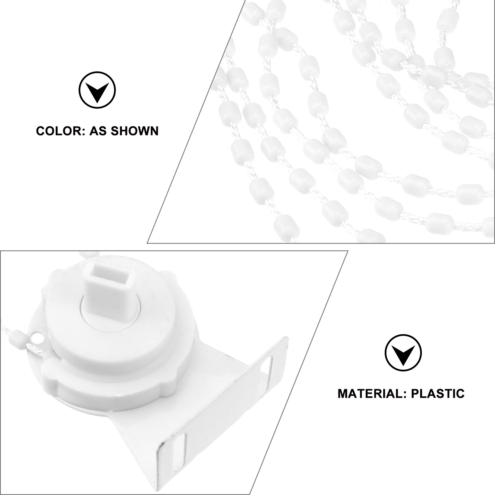 Roller Shade Blind Beaded Chain Cord Clutch “U” Shape with Metal Core Roller Shade Clutch “U” Shape with Metal Core Blinds