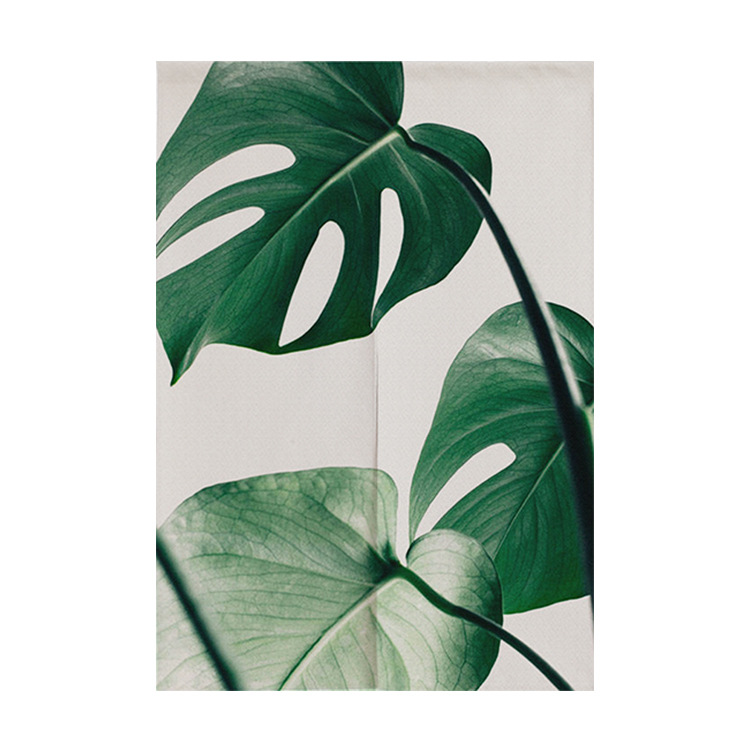Modern blad dörr gardin vardagsrum sovrum jalusi gardin noren japansk gardin entré feng shui dörr gardin: A / 85 x 120cm