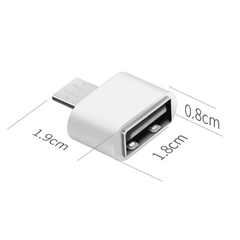 1Pc/2Pcs Micro Usb Naar Usb Converter Mini Otg Kabel Usb Otg Adapter Voor Tablet Pc Android