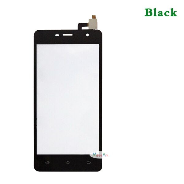 Alta qualidade 5.0 "para micromax q351 digitador da tela de toque sensor exterior lente vidro painel: black No Tool