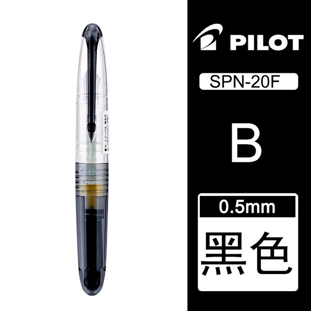 Pilot Mini pluma Vitality pluma estilográfica pluma de tinta de punta fina transparente suministros de envoltura colorida SPN-20F papelería de gran 1 Uds