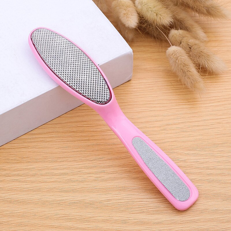 1pcs Slijpen Exfoliërende Bad Borstel Gereedschap Schoonheid Hak-zijdige Voeten Pedicure Eelt Verwijderen Hand Voet Bestand Voor Hakken voetverzorging