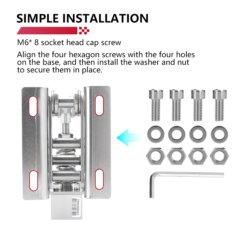 Freno de mano de carreras simulado, célula de carga Usb Sim de 64 bits para juegos ajustables de rally, brakes para Logitech G29/G27/G25 T300 T500 RS PC