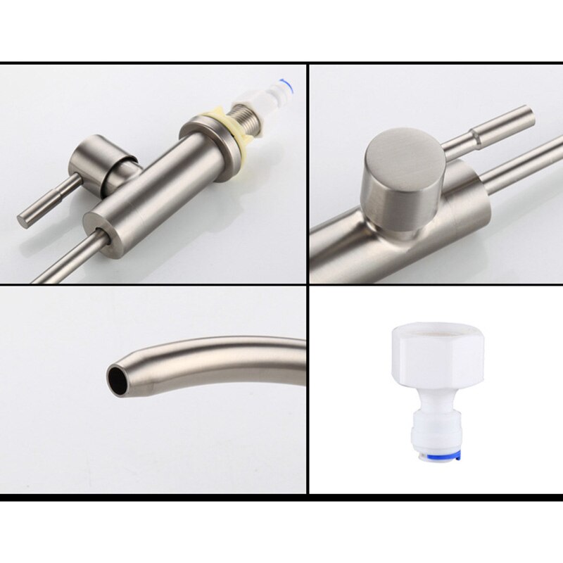 Direto da cozinha filtro de água potável torneira 304 aço inoxidável ro purificar sistema osmose reversa robinet cozinha