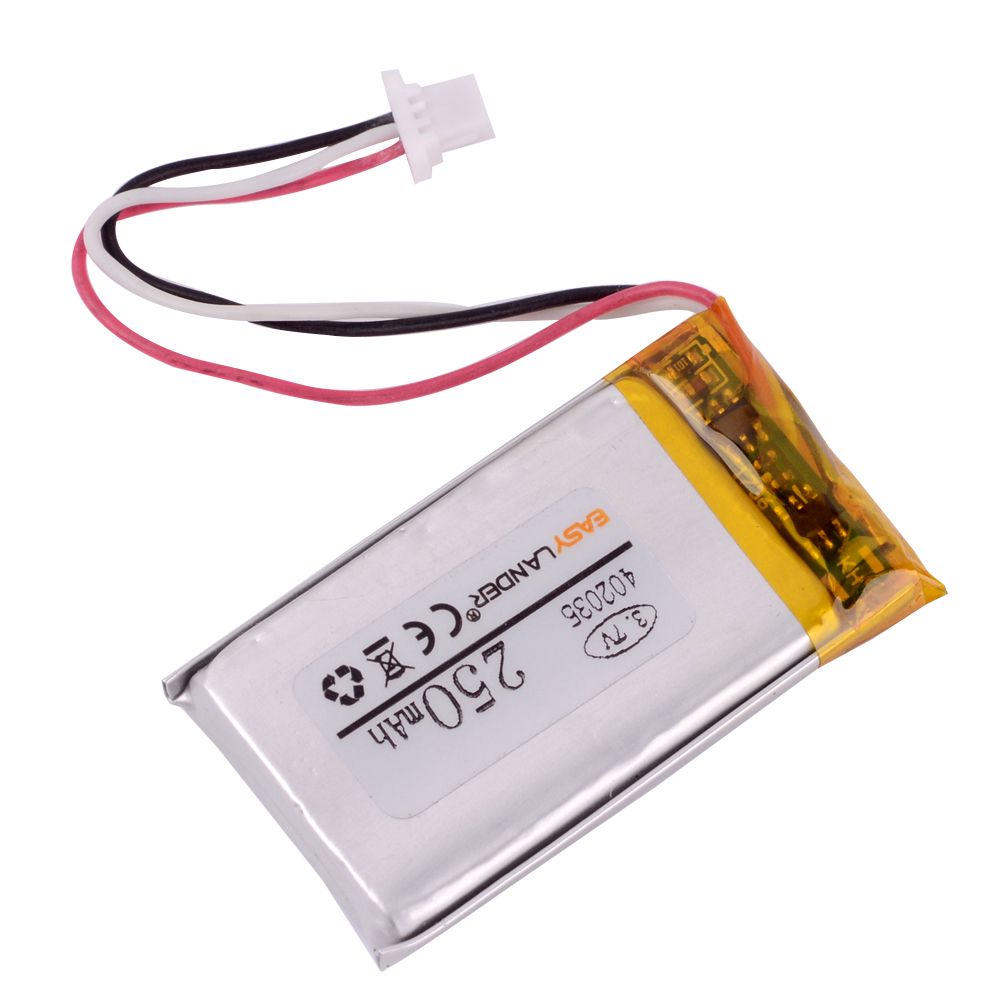 3.7V 250mAh Polymer Li-ion Battery - 3.7v 250mah Li-Ion Battery And Polymer Li-Ion Battery - Foto 3