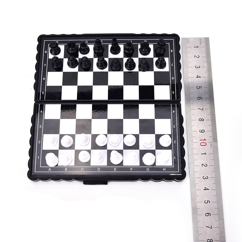 32 Pcs/set Folding Magnetic Plastic Chess Board Set with Pieces Games Accessories
