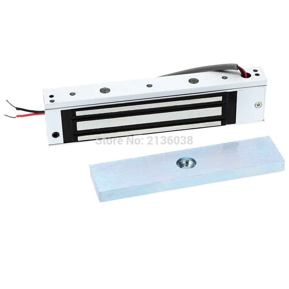 Einzigen Elektrischen Licht Türschloss 12 V Magnetische Elektromagnetische Verriegelung 180 KG (£) Haltekraft Für Zugangskontrolle System