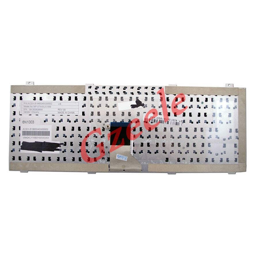 GZEELE English Keyboard FOR Gateway SA6 SA1 W350I W350A W350L W350R W650i W6501 Series Laptop US Keyboard MP-07A43US-839