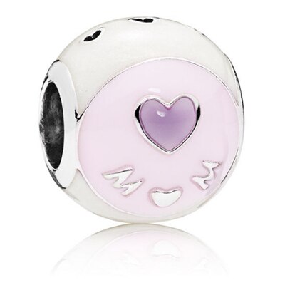 NUOVO 2018 NUOVO 100% 925 Sterling Silver Charm Bead Piercing Lumaca di Cristallo Del Cuore Donne Europeo Adatto FAI DA TE Braccialetto di Fabbrica: 5