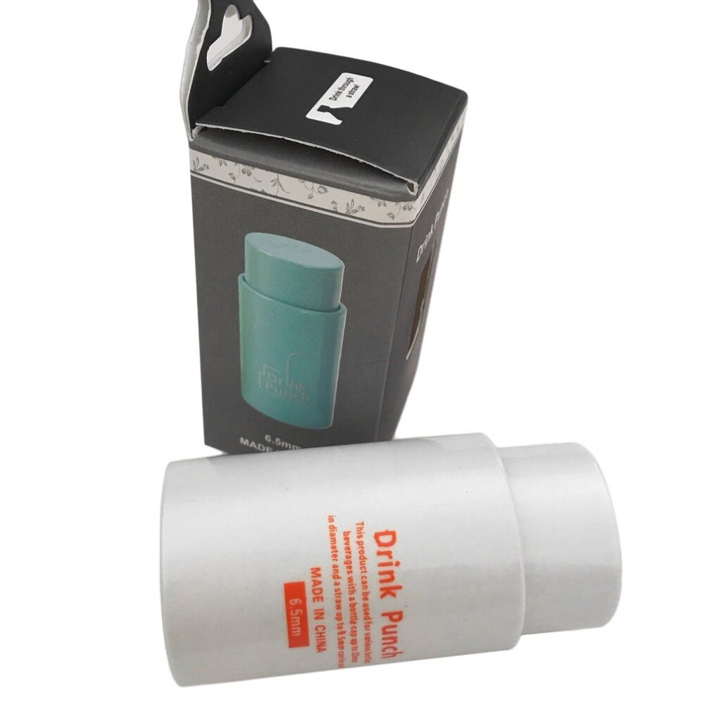 Flesopener Gereedschap Drink Punch Mini Water Boor Flesopener Cover Perforator Opener Voor Stro Voor Party Willekeurige kleur
