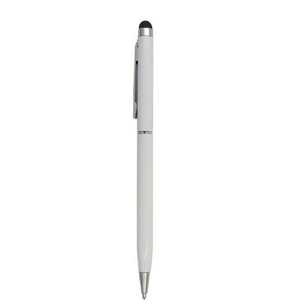 Touch Pen Phone Tablet 2 In 1 TouchScreen Pen + Ballpoint Pen For iPad iPhone For Tablet Smartphone Touch Pens-L04: WH