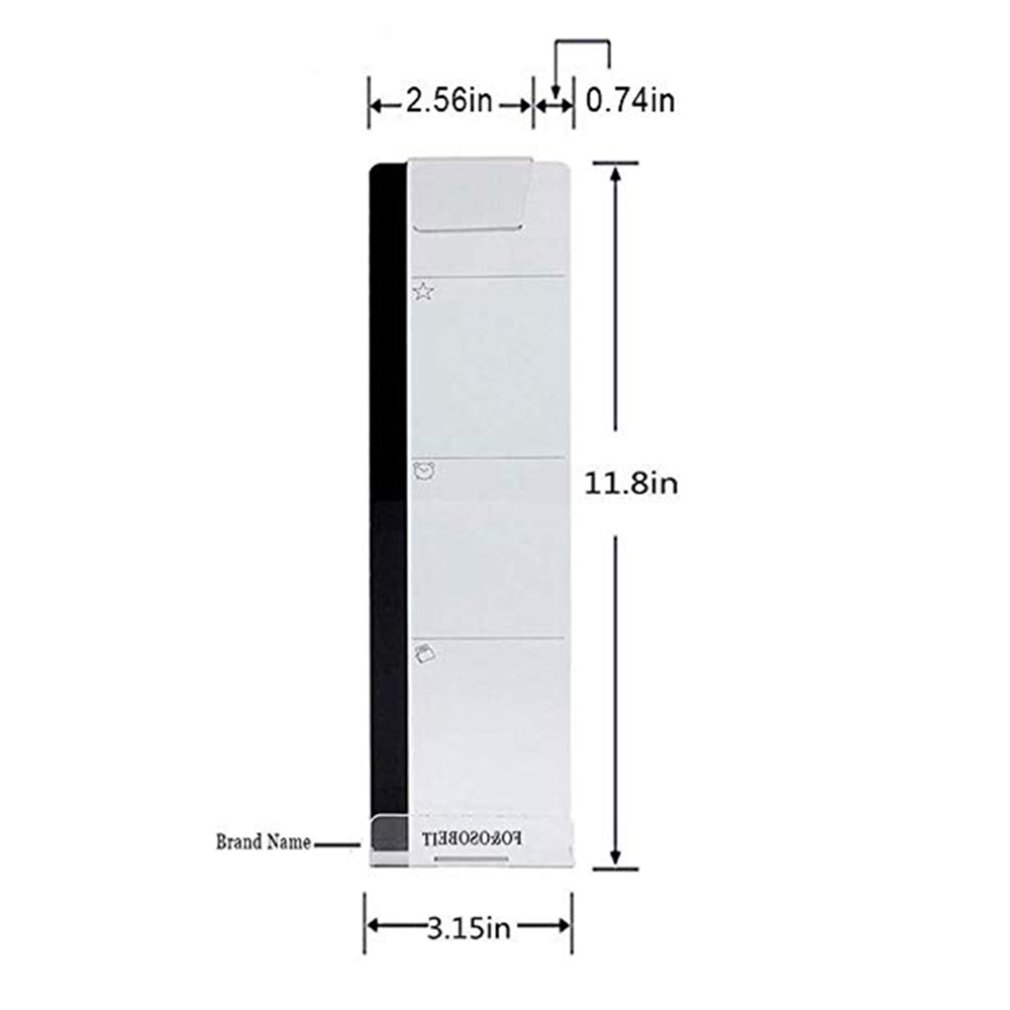 Right Paste Computer Monitor Sticker Sticker Acrylic Screen Notes Record Clip Charging Hole Phone Holder