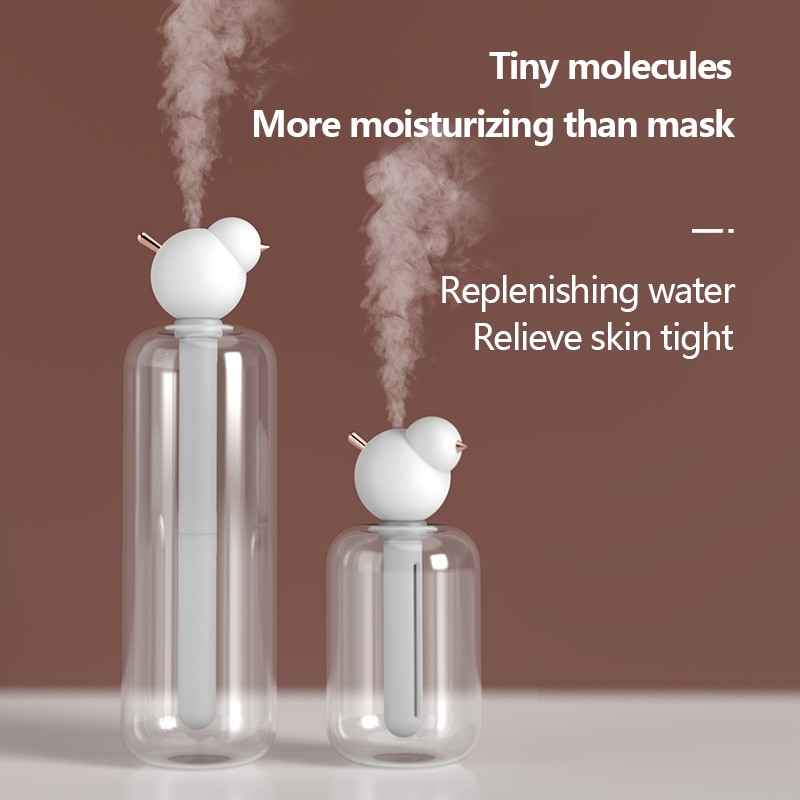 Eloole bærbar usb fugl kjøretøy montert luftfukter renser forstøver ultralyd forstøvning ubegrenset kapasitet