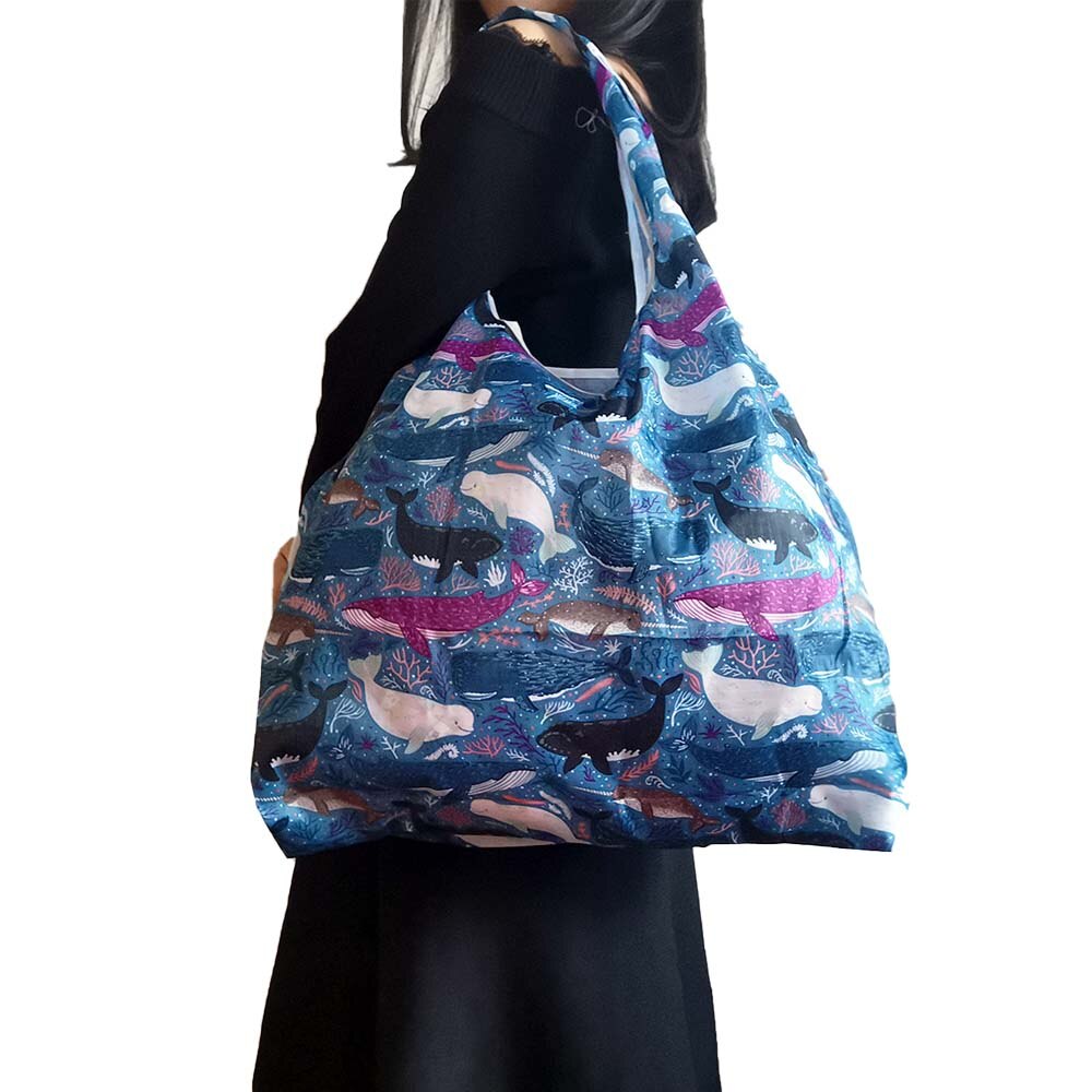 Sacs de courses réutilisables, sacs pliables en polyester, sacs de courses écologiques, sacs d'épicerie de grande capacité, sacs de courses pliables, fourre-tout: Couleur 23