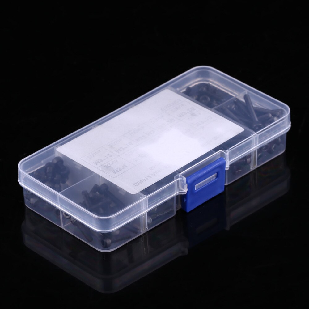 280Pcs Alloy Staal M3 Zeskantbout Moer Set Monteren Reparatie Schroeven bouten en moeren Mechanische Elektrische Schroef Set reparatie Tool Kit