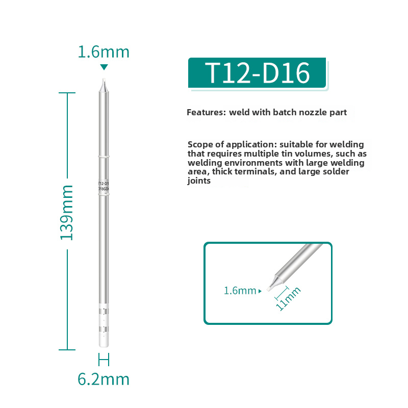T12 Soldering Iron Tips Welding Tools Electric Soldering Iron For Hakko FX951 T12 Soldering Station Kits: Orange