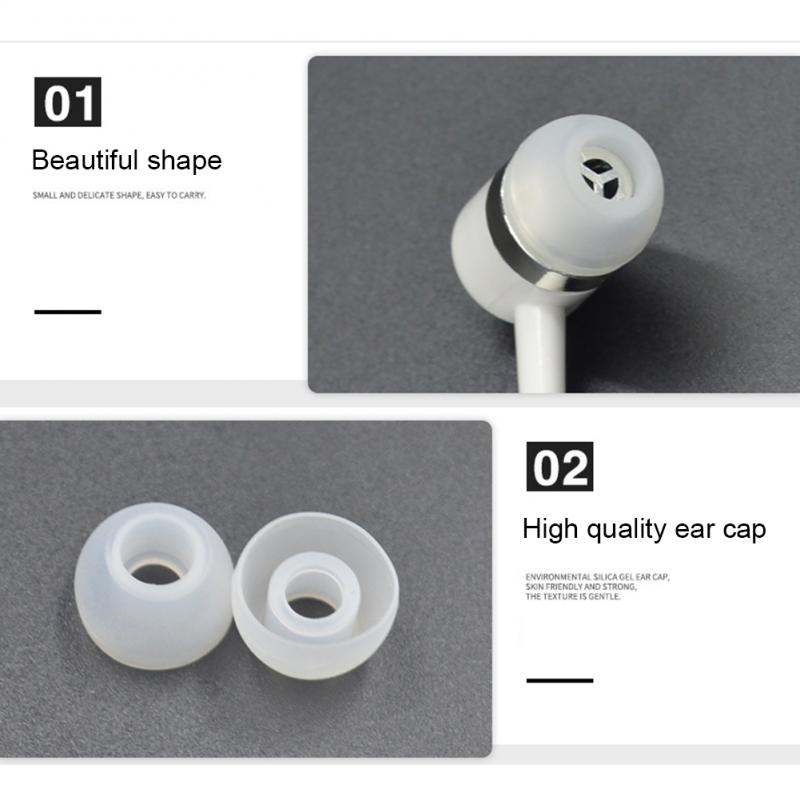 In-ear Mobile Phone Headset Line Control Subwoofer With Wheat Earphones Universal Mobile Phone Headset Accessories