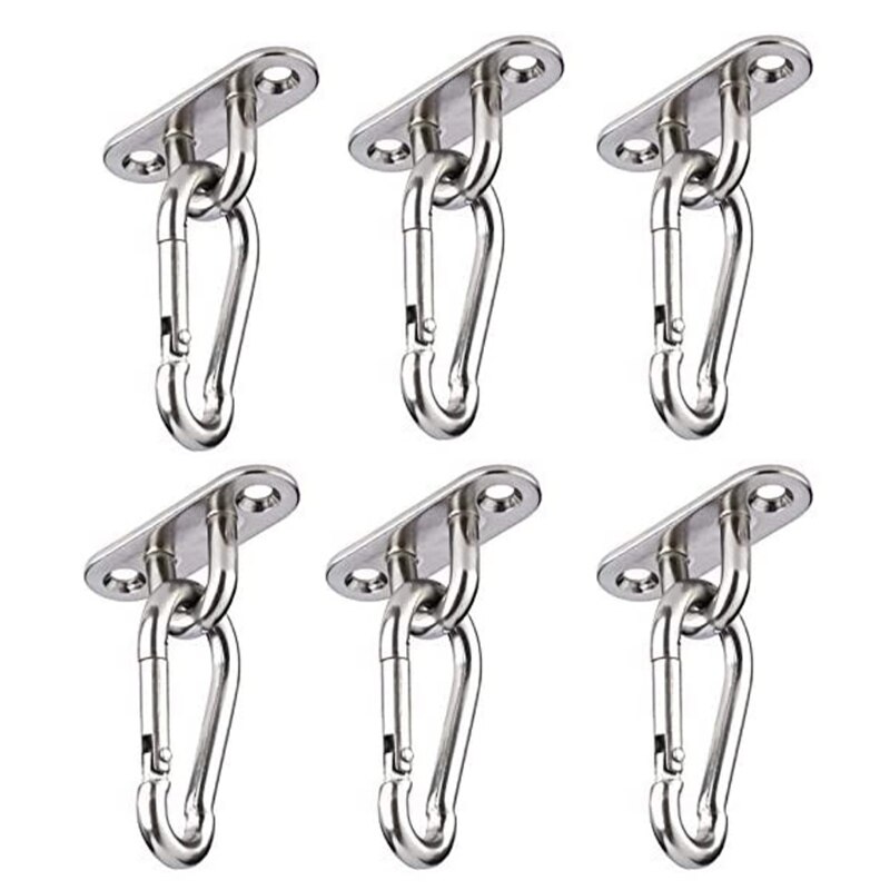 Stainless Steel Eye Plate Stainless Steel Carabiner Stainless Steel Deck Plate For Awning Wall Mounting Ceiling