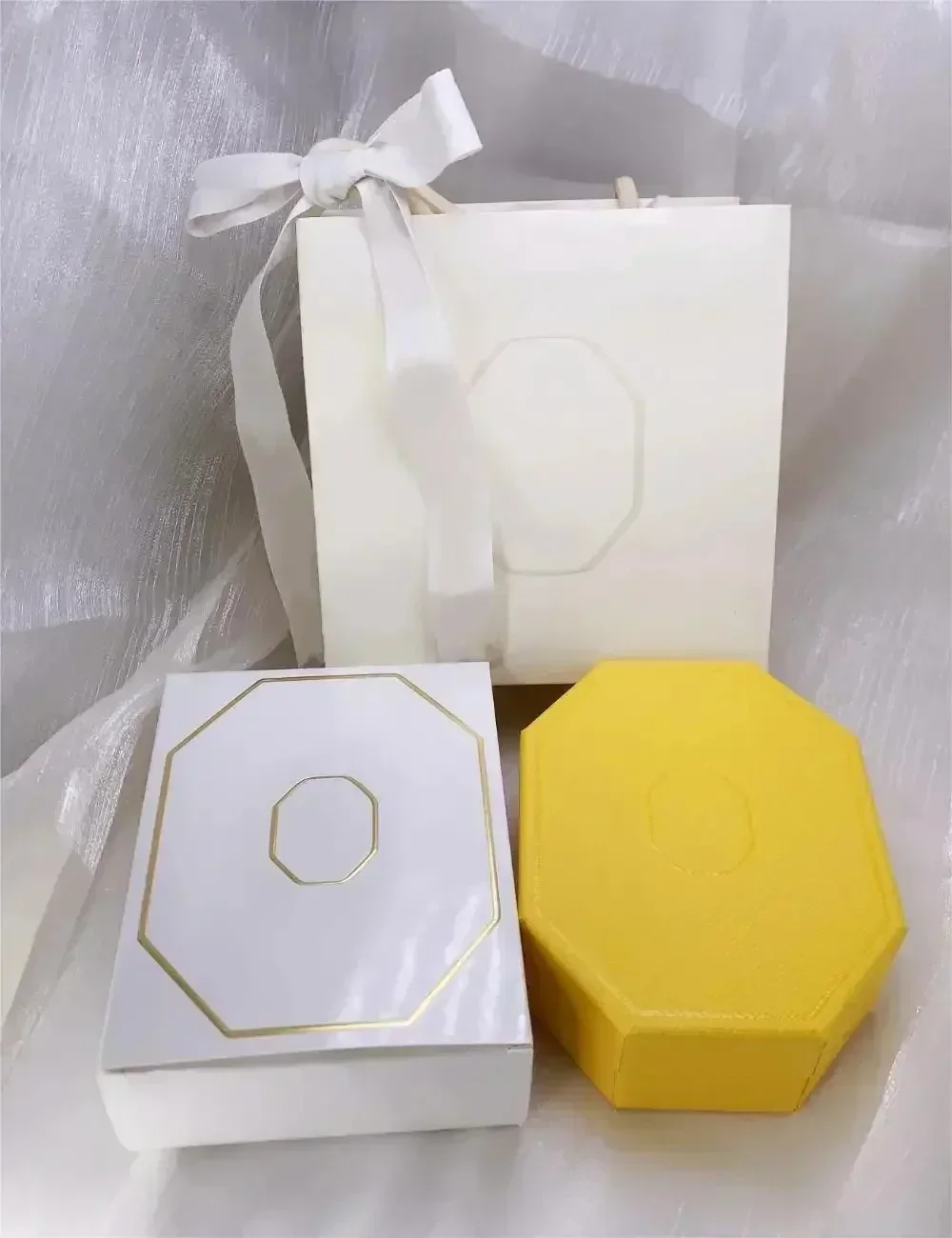Diamant serie øreringe ringe smykkeemballage æsker emballage til: Sort