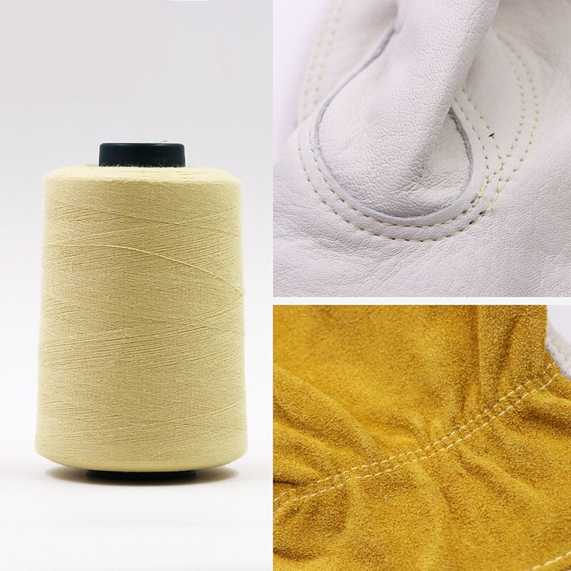 Aramid 1414fireproof yarn flame retardant wear resistant high temperature cut resistant gloves Kevlar staple fiber sewing thread