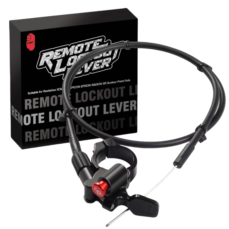 Accesorios CNC para bicicleta de montaña, palanca de bloqueo remoto para Rockshox sr Suntour xcr FOX, controlador de horquilla, interruptor de Control de cable de línea