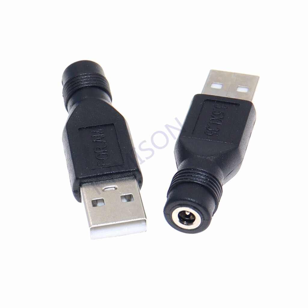 Micro USB / USB 2.0 Male to DC 3.5*1.35 / 4.0*1.7 mm Female Plug Jack Converter Laptop Adapter Connector