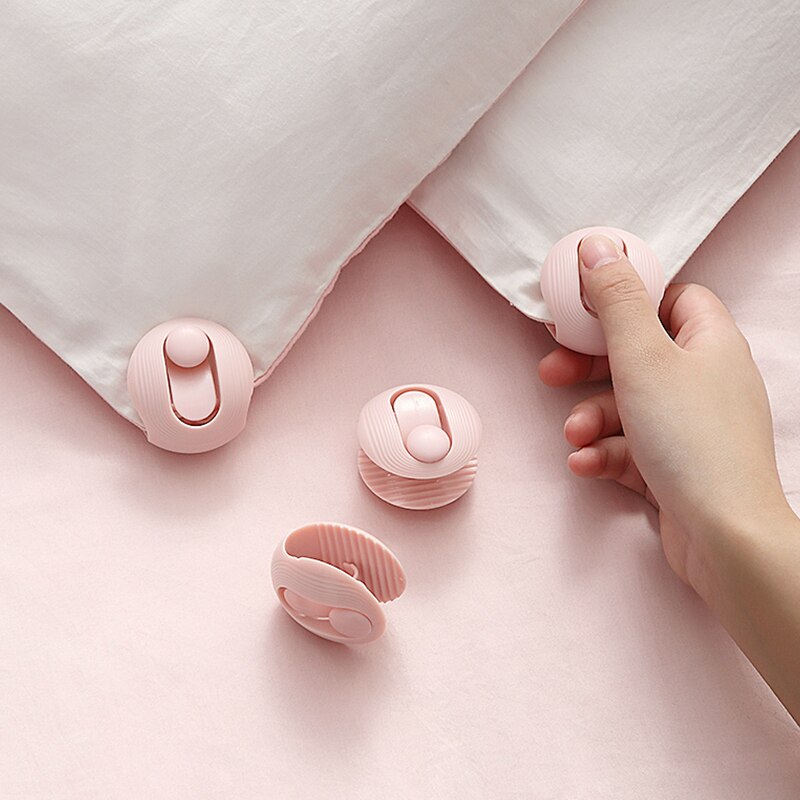 4Pcs Clip Dekens-Sluiting Bed-Cover Magnetische Clip Dekbed-Laken Dekbed Plastic Fixer Kledingstuk-Accessoires antislip Dekbed Klem