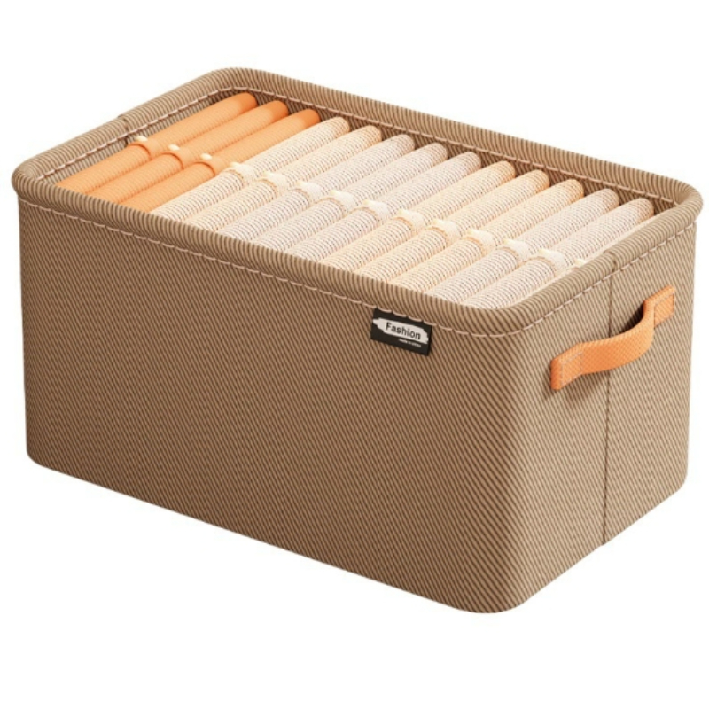 Säilytysjärjestäjät paksuuntuvat vaatteiden järjestäjät housut villapaidat säilytyskaapit laatikot järjestäjä farkut säilytyslaatikko vaatekaappi vaatteet: Tumman harmaa