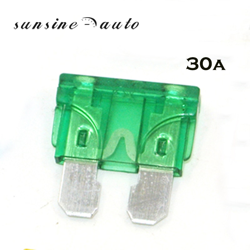 100 stks 30 Amp Auto Truck Standaard Blade Zekering 30A 32 v Snelwerkende ATC Blade Fuse Auto Boot truck SUV Automotive Vervanging