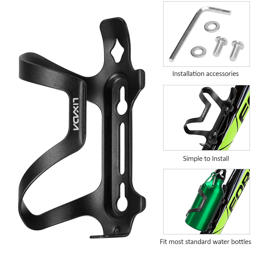 Lixada-portabotellas ultraligero para bicicleta, soporte para botella de agua de aleación de aluminio, para ciclismo de montaña o carretera