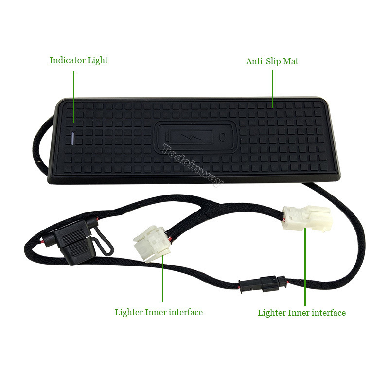 Soporte de teléfono cargador inalámbrico para bmw serie 3 4 f31 f30 f32 f33 f34 f36 f33 f35 m4 f82 panel de carga accesorios de carga rápida
