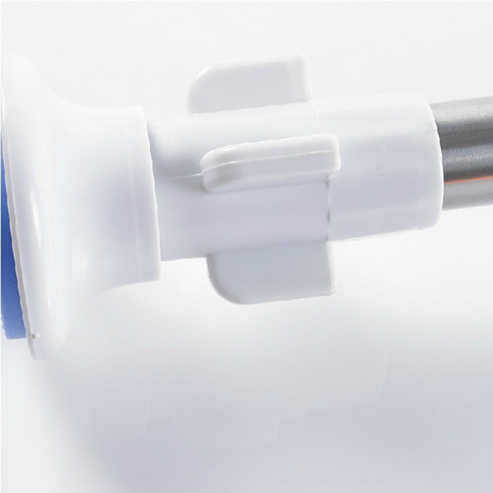 Telescopic Shower Curtain Rail Extendable Heavy Duty Steel Pole Rod Retractable pole tools Bathroom Shower Curtain Poles