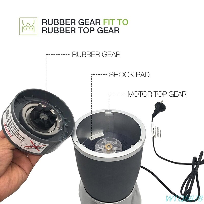 Hoja extractora, pieza de repuesto para NutriBullet, 600W, 900W, NB-101B, NB-101S, NB201