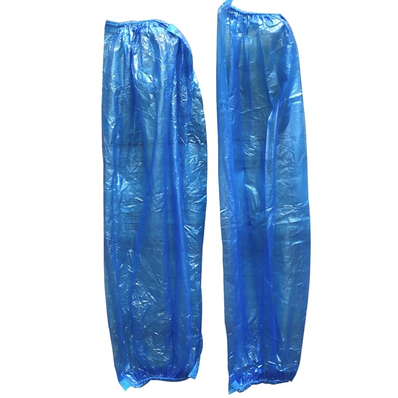 100pcs Disposable Protective Sleeves Cover Protective Waterproof Disposable Arm Sleeves Covers Plastic Oversleeves