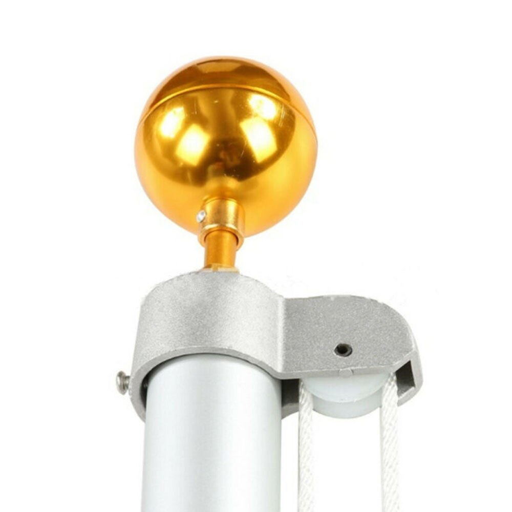 Reparationssats för flaggstångsdelar 2 tums lastbilsremskiva aluminium med klämma fallrep 11 x 6 x 5cm / 0.43 x 0.24 x 0.20 tum