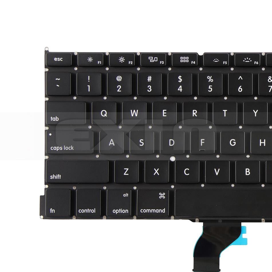 Klawiatura US do Macbook Pro Retina 13" A1502 + Podświetlenie + 100 Śrubek
