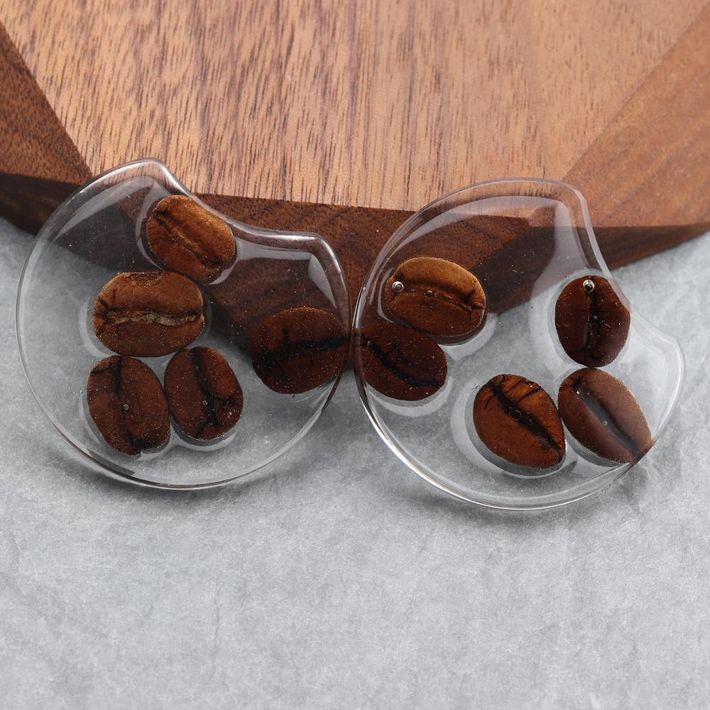 GUFEATHER M677,jewelry accessories,resin,coffee beans,diy pendant,hand made,jewelry findings,jewelry making,diy earring,6pcs/lot