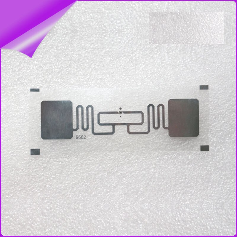 50pcs EPC Max 5m UHF rfid windshield passive wet inlay tag Alien 9662 ISO 18000-6C,EPC Class1 Gen2 860~960MHz
