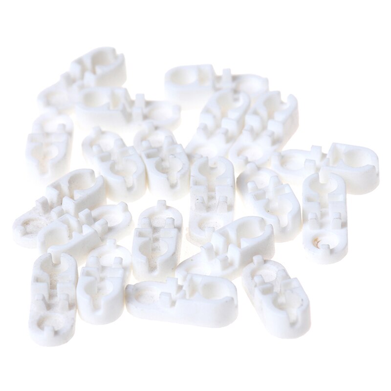 20pcs Plastic Roller Blinds Pull Cord Connector Curtain Chain Connector for Vertical Blinds Joiners Spare Tool Replacement