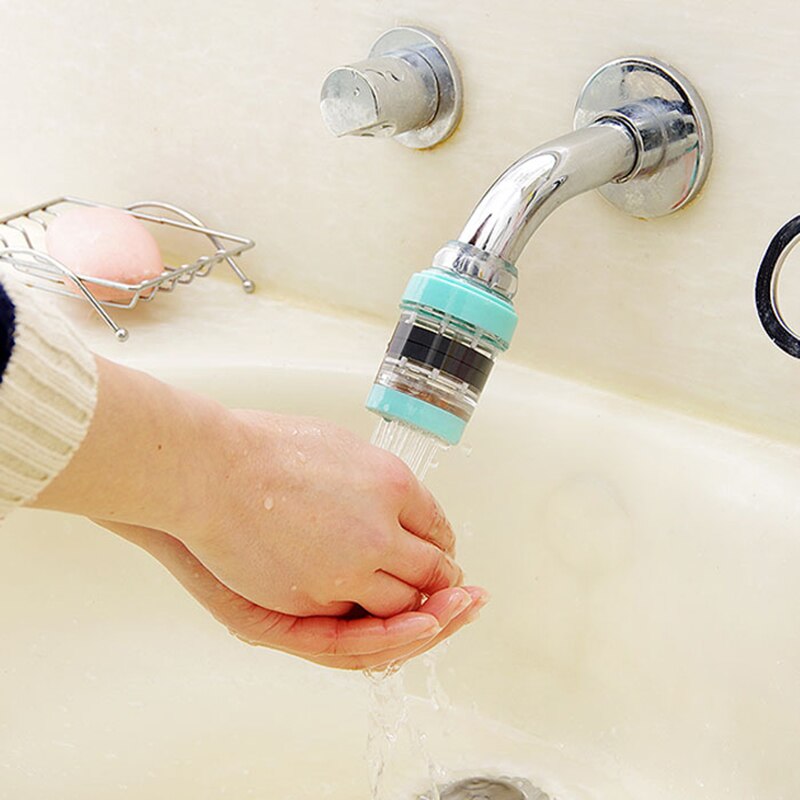 Opakowanie 2 filtr wody robić kranu strona główna kuchnia kran woda z kranu filtr robić oczyszczania wody wkład robić filtra (losowy kolor)