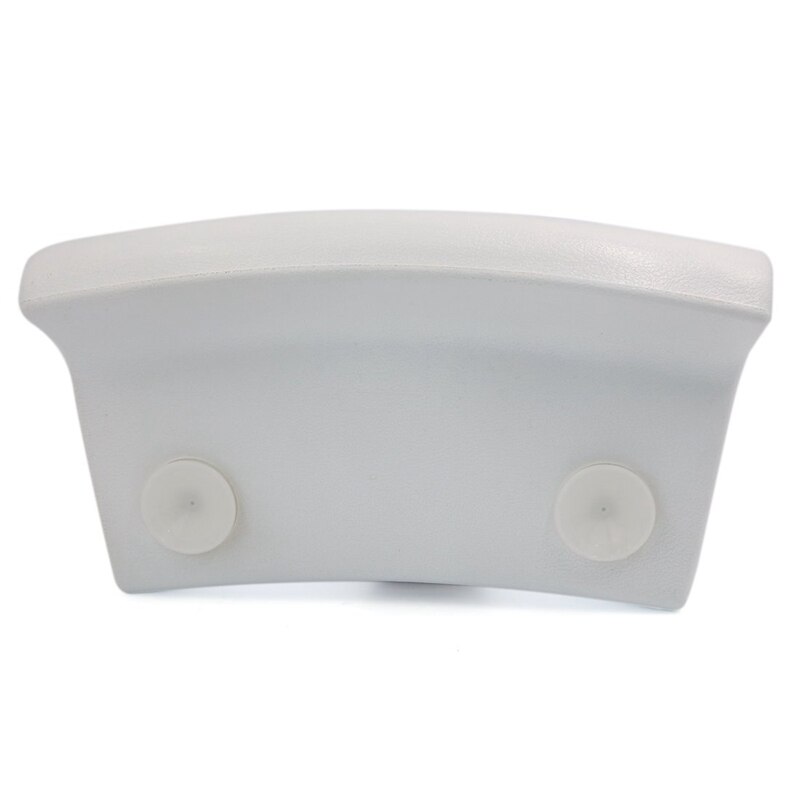 Weiß Luxuriöse Schaum gepolstert Spa Schlecht Kissen Whirlpool Nacken Kopf Zurück Rest Kissen mit Saugnäpfen