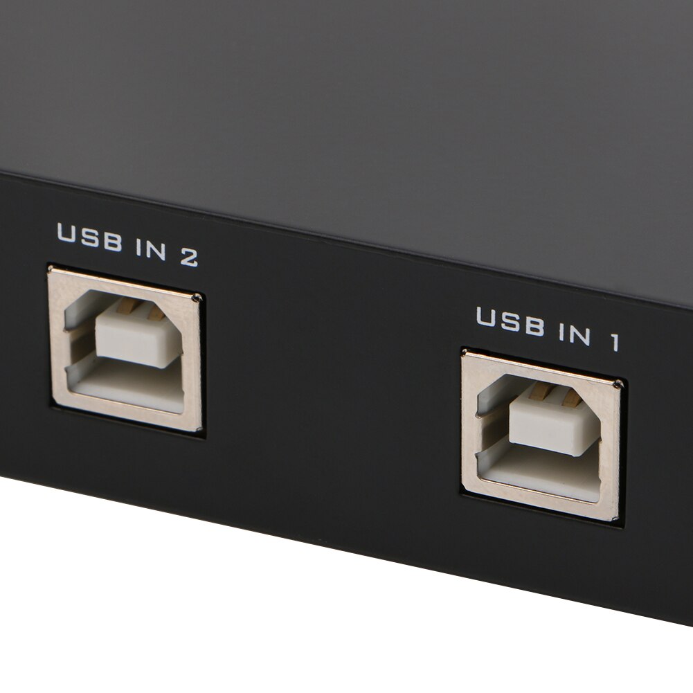 2 porte usb 2.0 delingsenhed switch switcher adapter boks til pc scanner printer