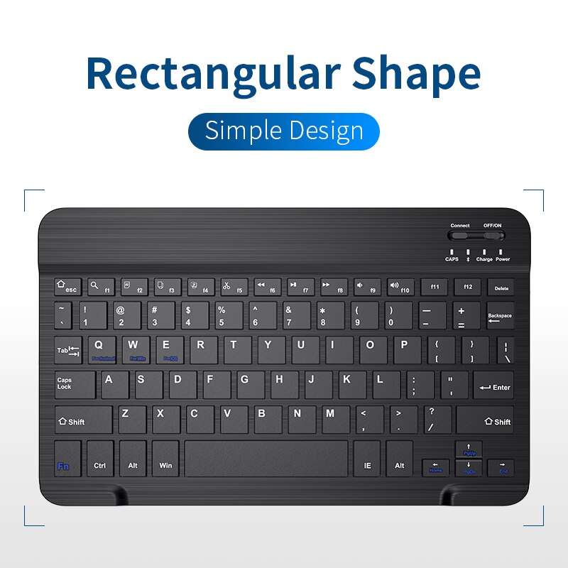 Posugear Dunne 2.4GHz USB Wireless Mini Keyboard met Nummer Touchpad Numeriek toetsenbord voor Android Telefoon windows Tablet, Desktop