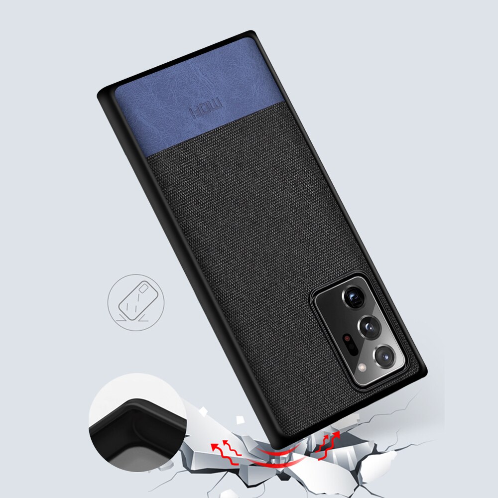 Per la Nota di Samsung 20 Ultra Caso MOFI Per Samsung Galaxy Note 20 Ultra Copertura Posteriore Della Cassa Antiurto Tessuto Nota 20 di lusso Funda