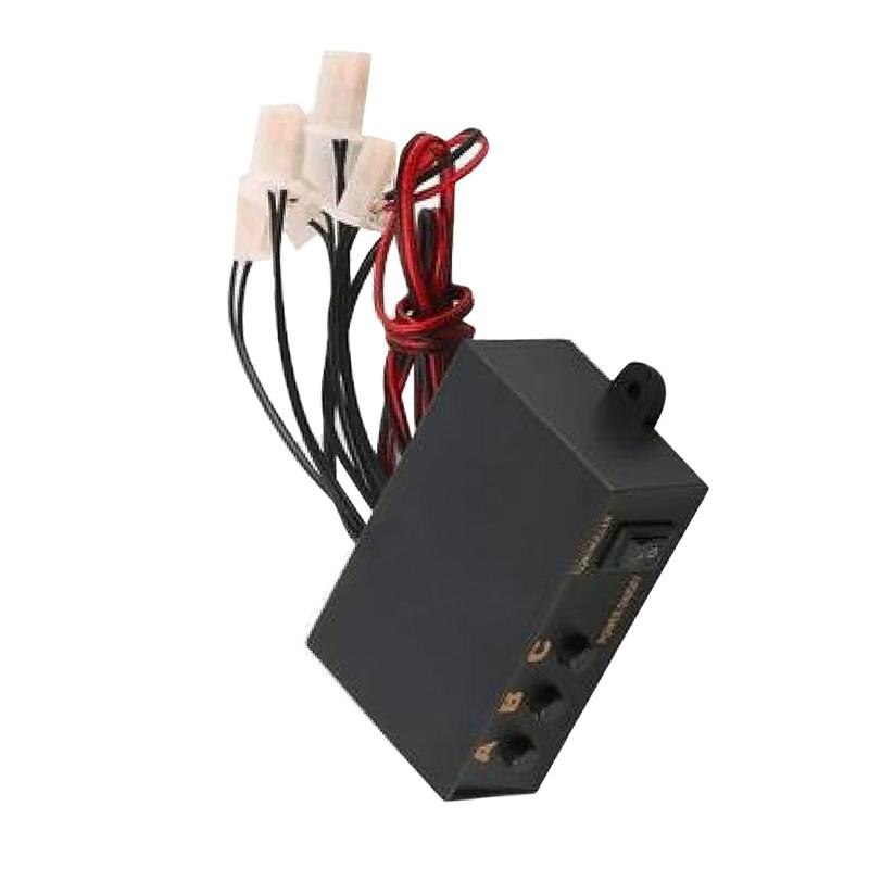Controlador de Flash de emergencia LED de 6 vías para automóvil 12V M9 One Drag Six, caja de Control estroboscópico de luz de advertencia para coche