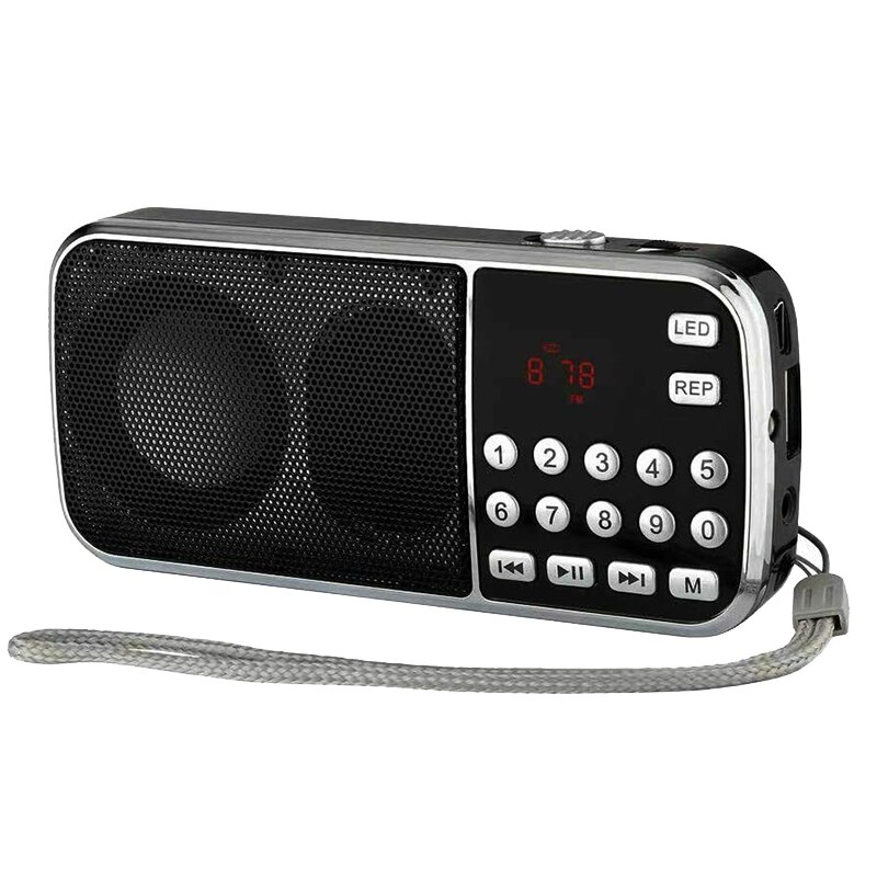 L-088AM Dual Band Oplaadbare Draagbare Mini Pocket Digitale Auto Scan Am Fm Radio Ontvanger