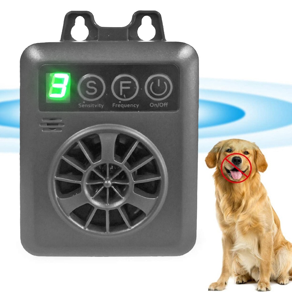 Ultrasonic Bark Stopper Rechargeable Pet Dog Anti Barking USB Puppy Stop Bark Repeller Prevents The Dog From Barking Device